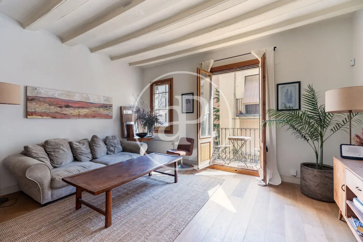 Exterior view of Flat for sale in Barcelona  with Heating, Furnished and Balcony