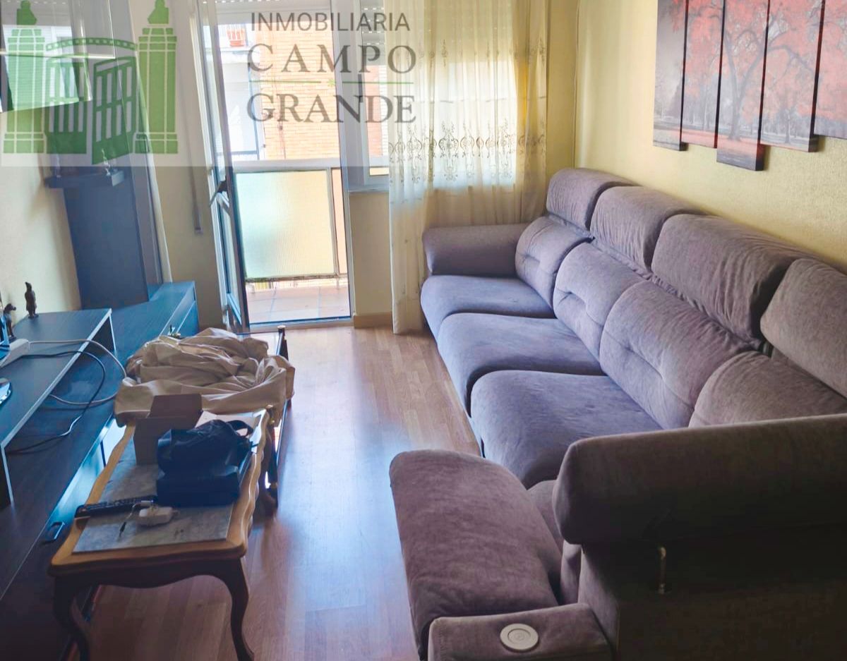Sala d'estar de Pis de lloguer en Palencia Capital amb Calefacció, Terrassa i Moblat
