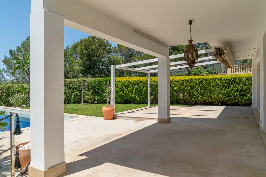 Terrassa de Casa o xalet en venda en Calvià amb Aire condicionat, Jardí privat i Terrassa