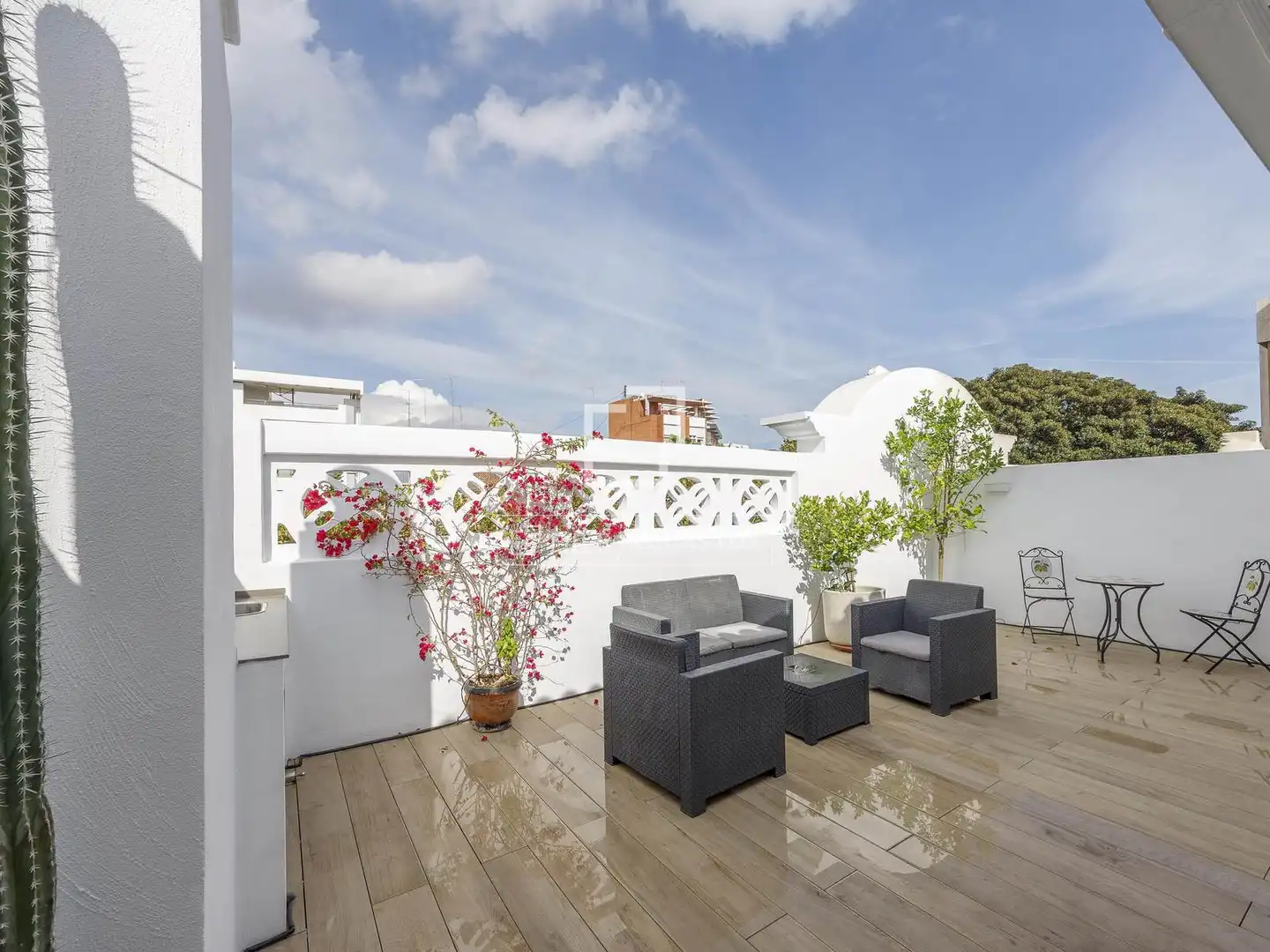 Terrassa de Àtic de lloguer en Valencia amb Aire condicionat, Calefacció i Parquet