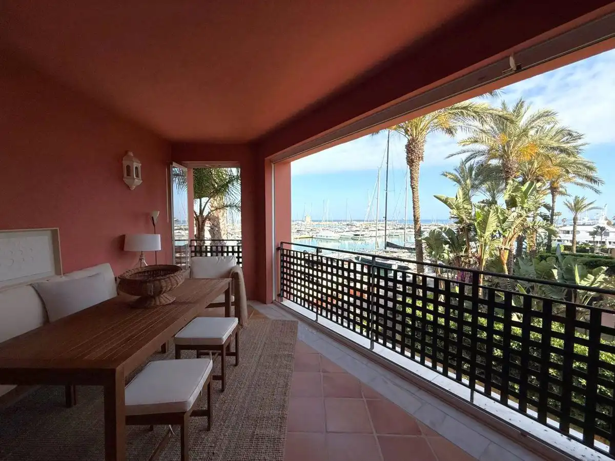 Terrace of Apartments for rent in Sotogrande  with Air Conditioner, Heating and Terrace