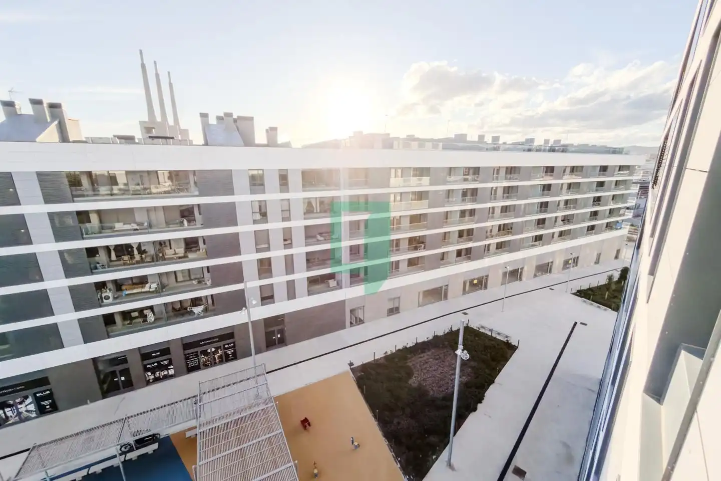 Exterior view of Flat for rent in Badalona  with Air Conditioner and Terrace