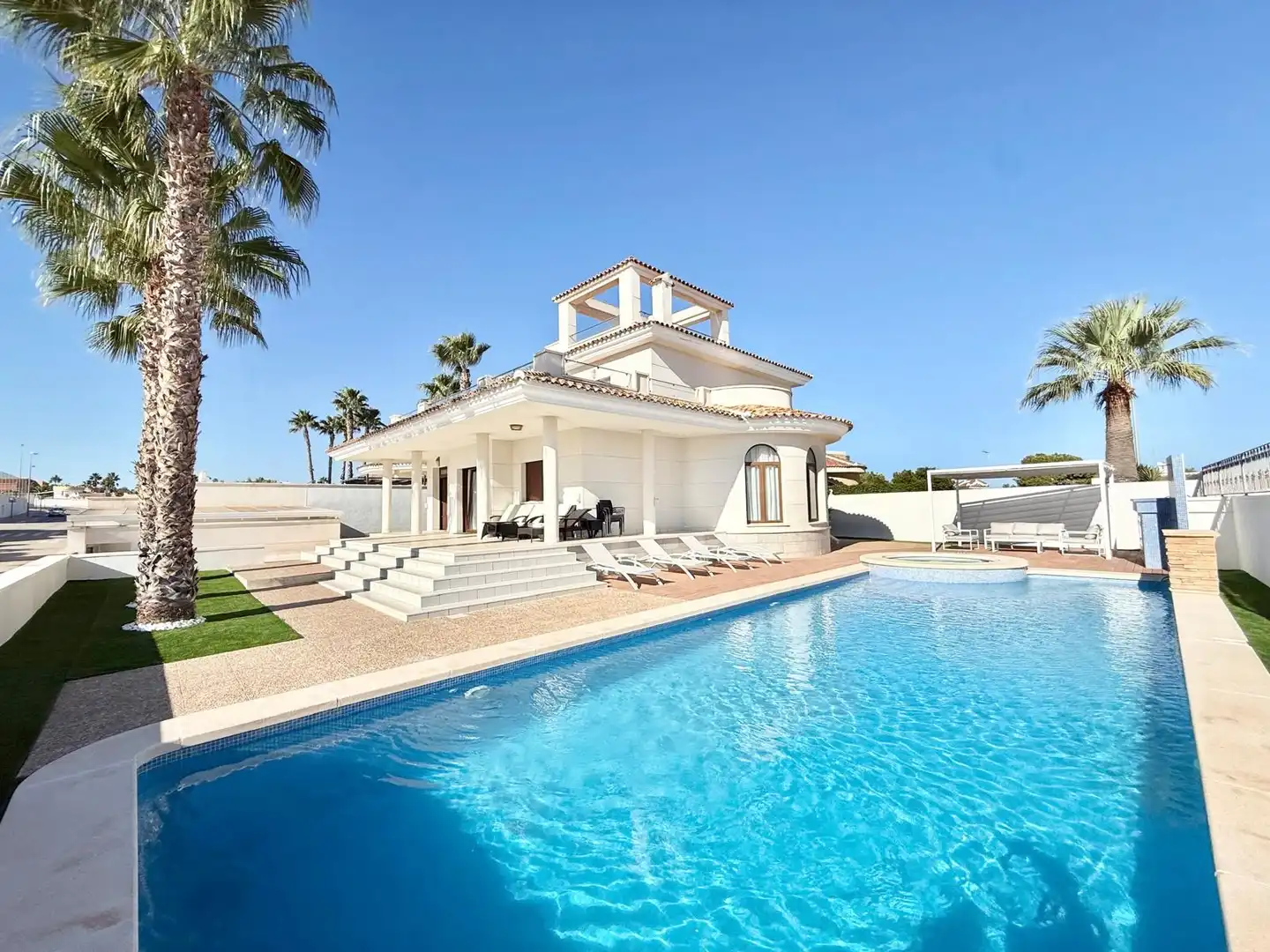 Chalet con piscina en alquiler en Ciudad Quesada