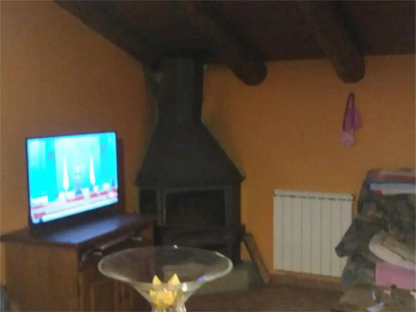 Sala d'estar de Casa adosada en venda en San Juan de Plan amb Balcó