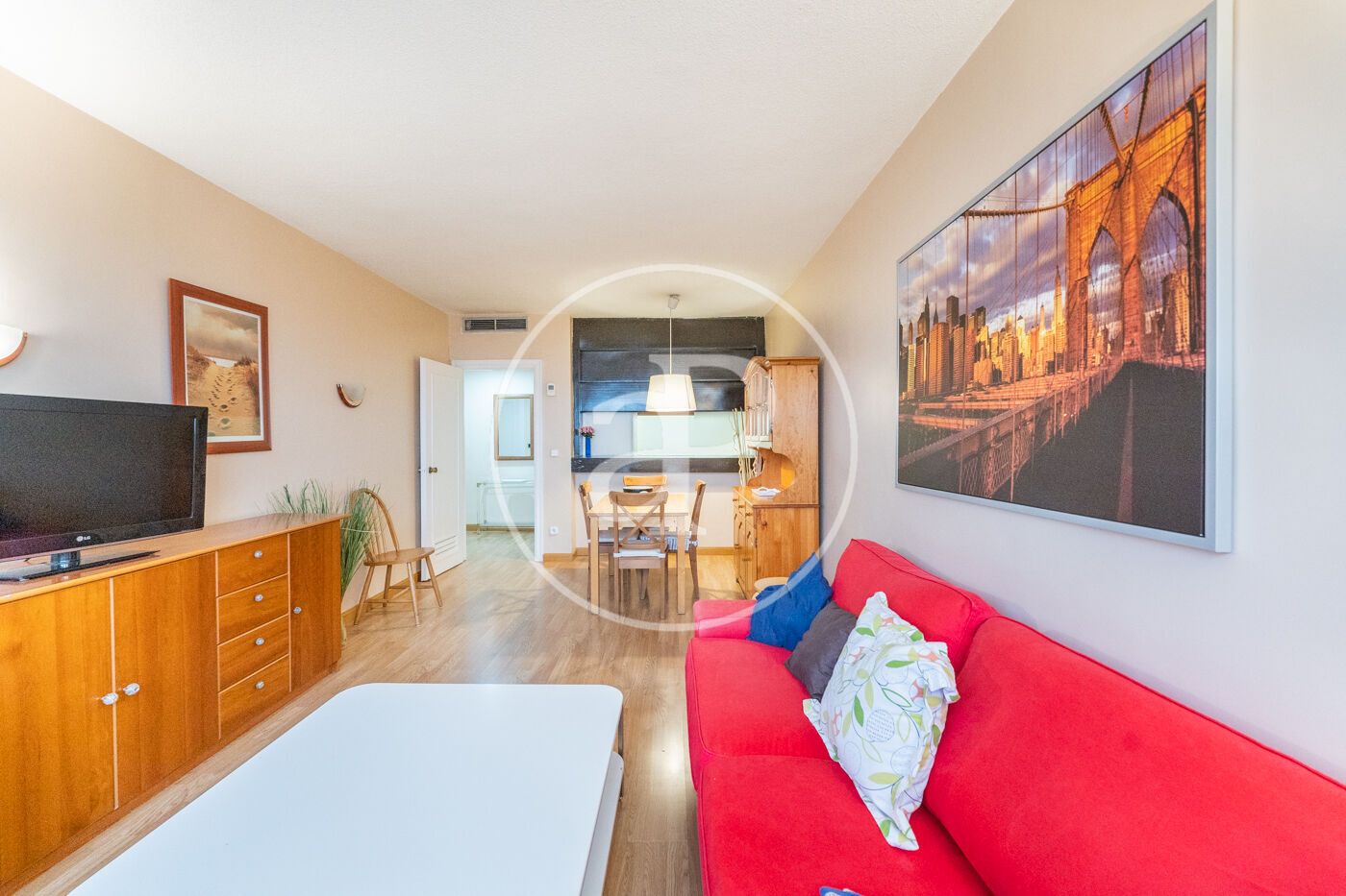 Exterior view of Flat to rent in  Madrid Capital  with Air Conditioner, Heating and Furnished