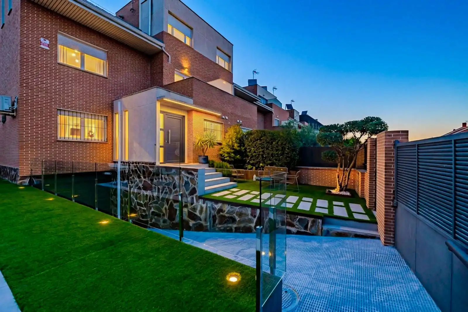 Terraza de Casa adosada en venta en Torrejón de la Calzada con Aire acondicionado, Calefacción y Terraza