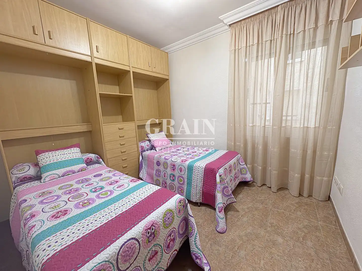 Bedroom of Flat for rent in Albacete  with Air Conditioner, Heating and Balcony