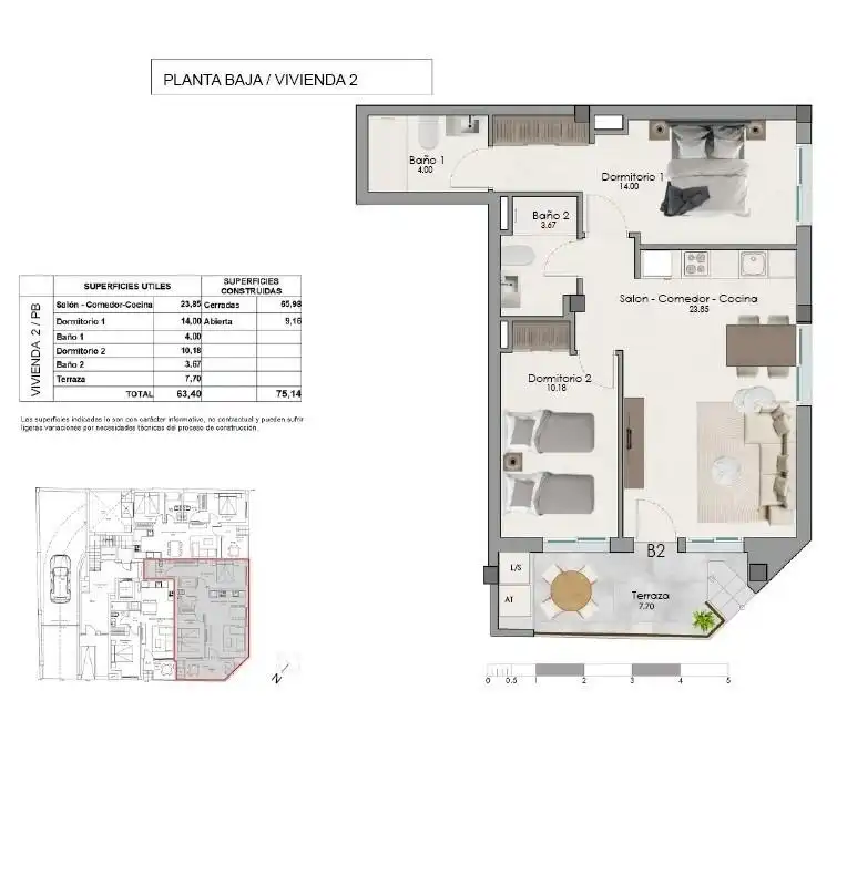 Bajo con piscina en venta en Santa Pola ciudad, imagen 8