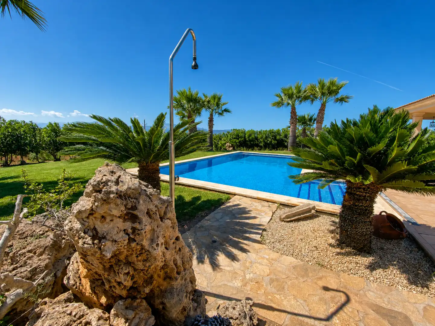 Piscina de Casa o xalet de lloguer en Santa Margalida amb Aire condicionat, Calefacció i Terrassa