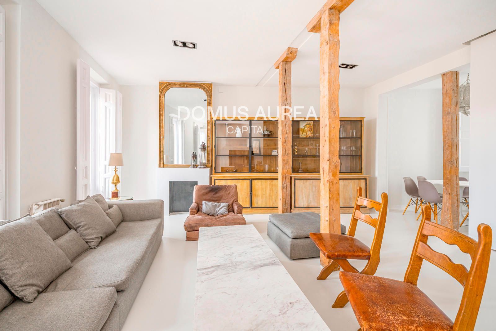 Living room of Duplex for sale in  Madrid Capital  with Air Conditioner, Terrace and Storage room