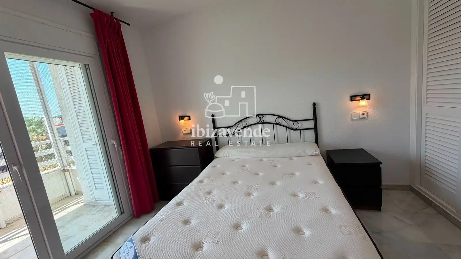 Bedroom of Flat for sale in Eivissa  with Air Conditioner, Swimming Pool and Furnished