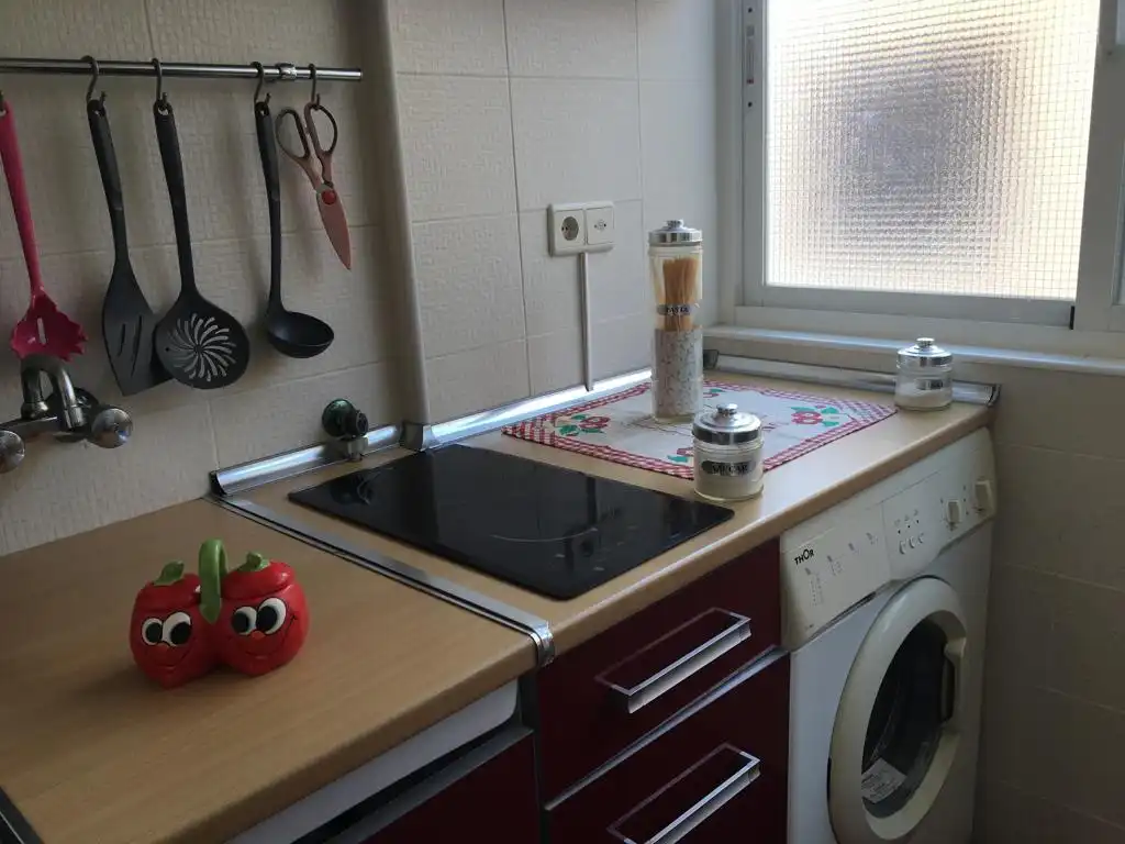 Küche von Dachboden zur Miete in Torrevieja mit Terrasse, Möbliert und Ofen