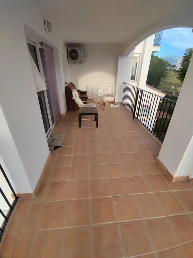 Balcony of Apartments for rent in Murcia  with Air Conditioner, Terrace and Furnished