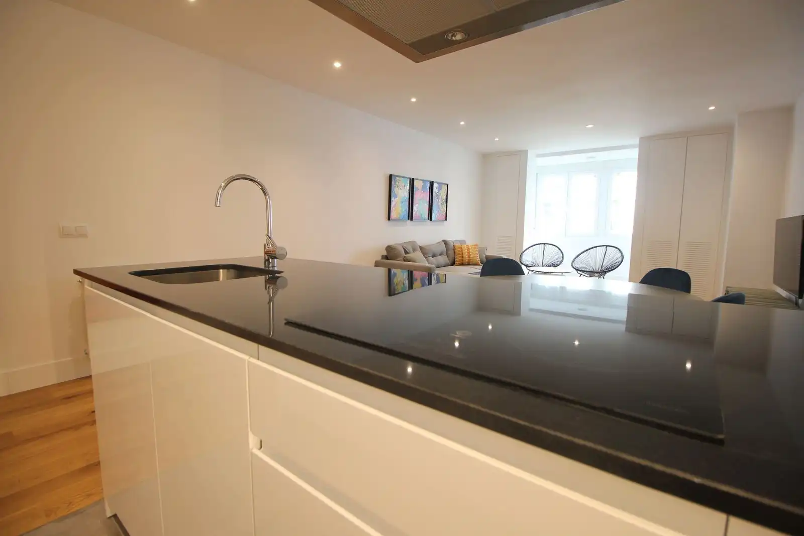 Cocina de Piso de alquiler en Madrid con Aire acondicionado, Calefacción y Parquet