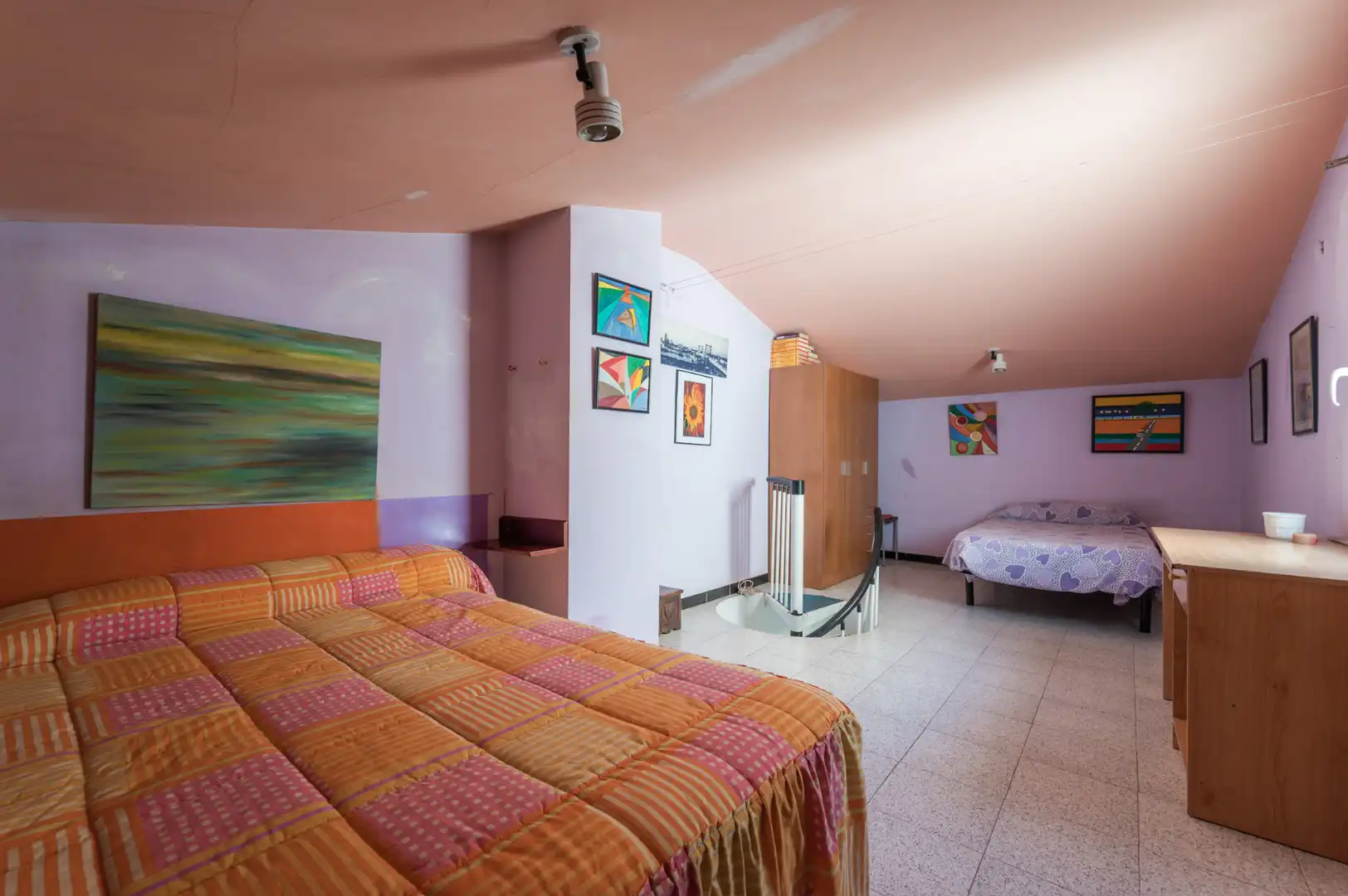 Schlafzimmer von Maisonette zum Verkauf in Mollet del Vallès mit Klimaanlage, Heizung und Abstellraum