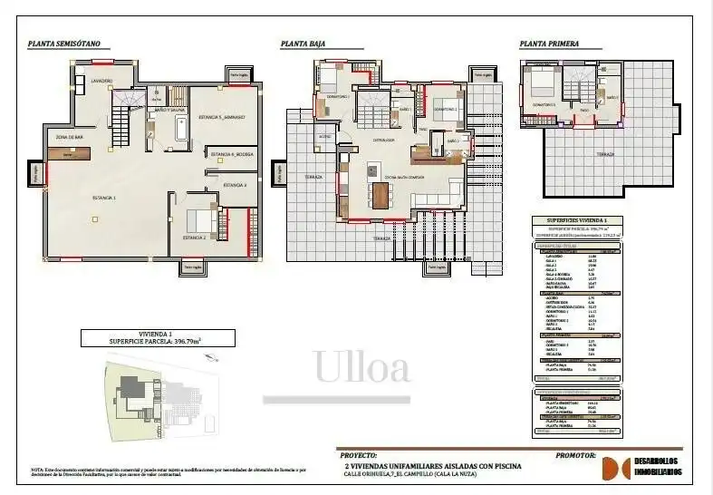 Villa mit Pool zum Verkauf in Pueblo Acantilado - Lanuza, imagen 12