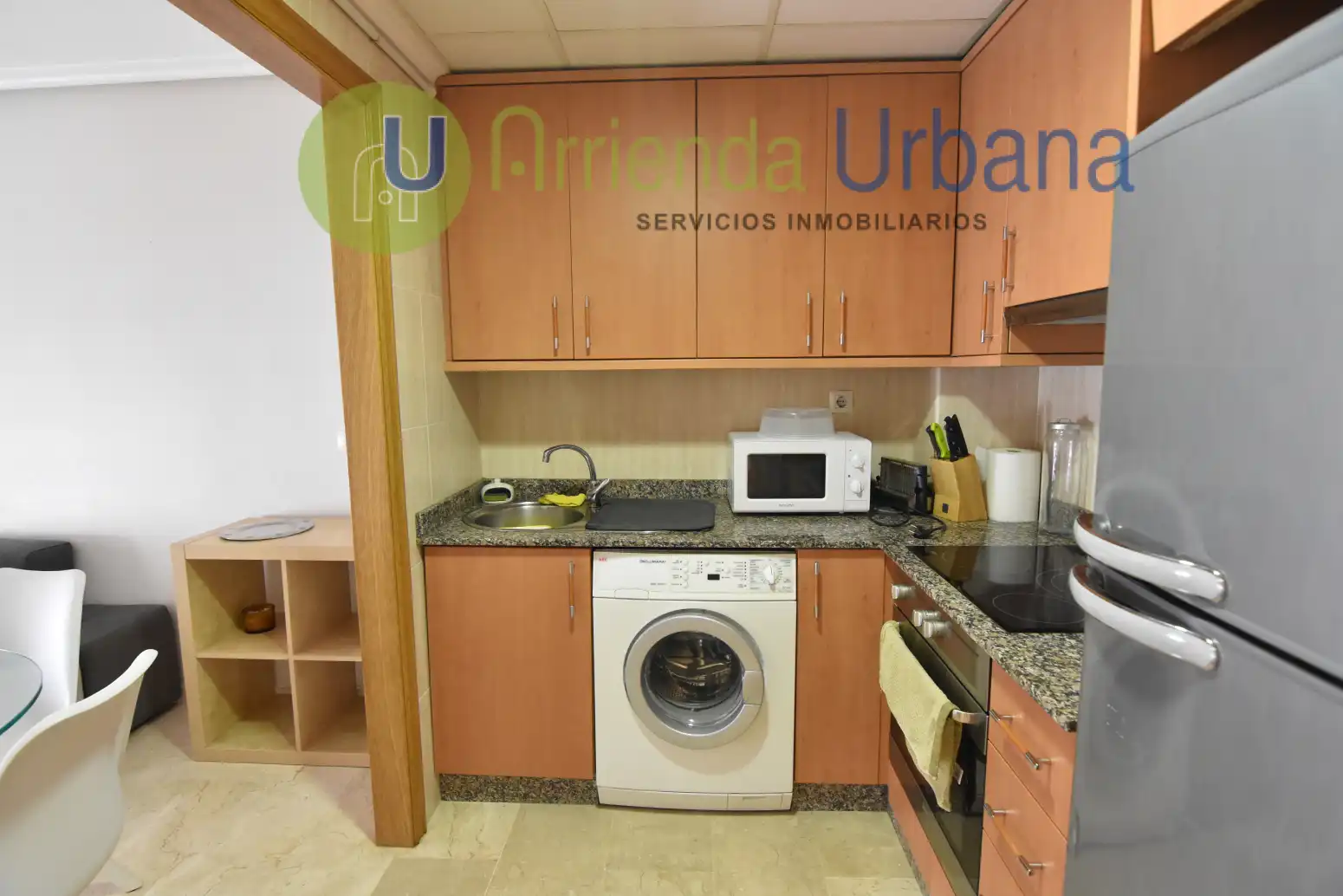 Cocina de Piso de alquiler en Elche / Elx con Aire acondicionado, Calefacción y Amueblado
