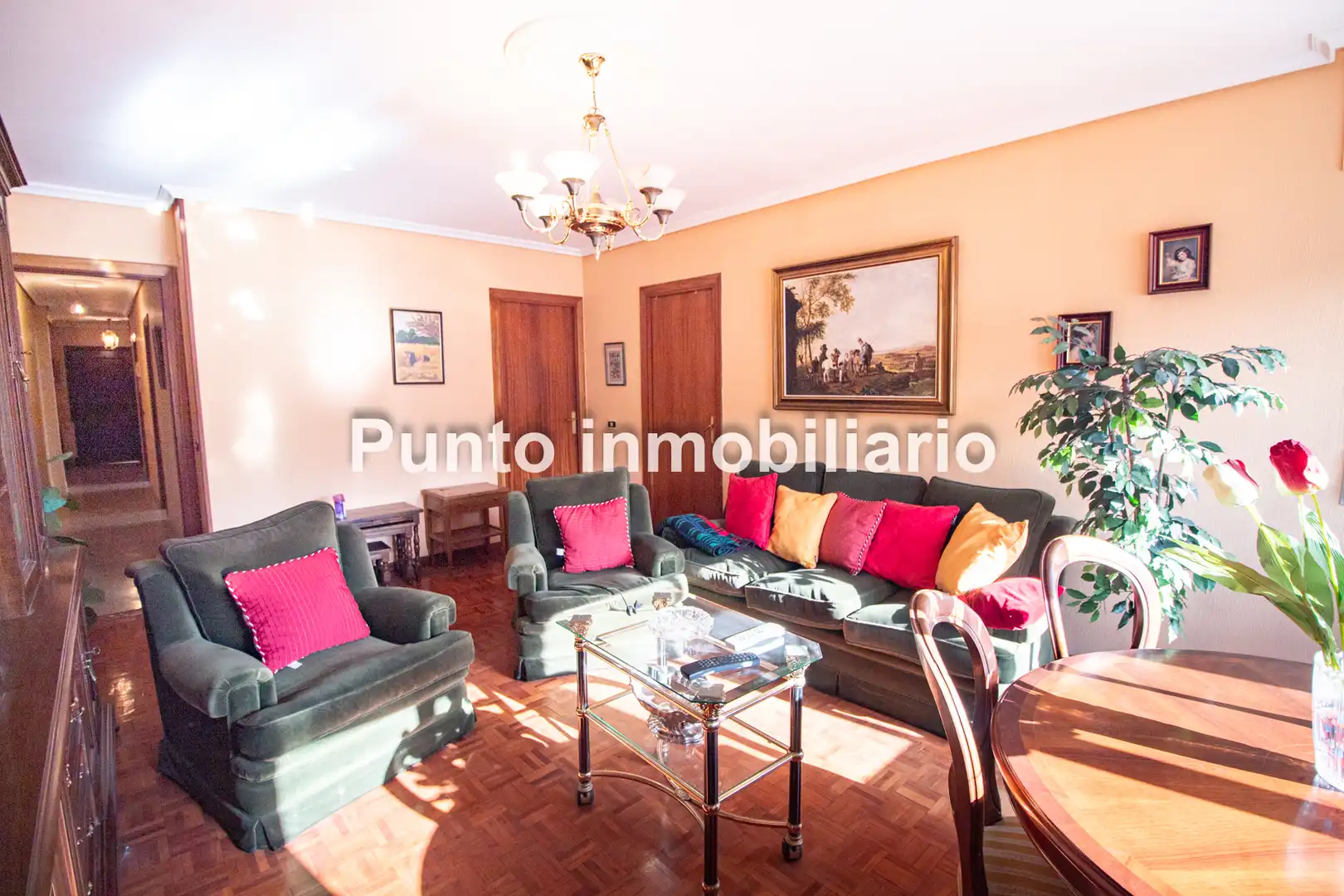 Sala d'estar de Pis en venda en Valladolid amb Calefacció, Parquet i Terrassa