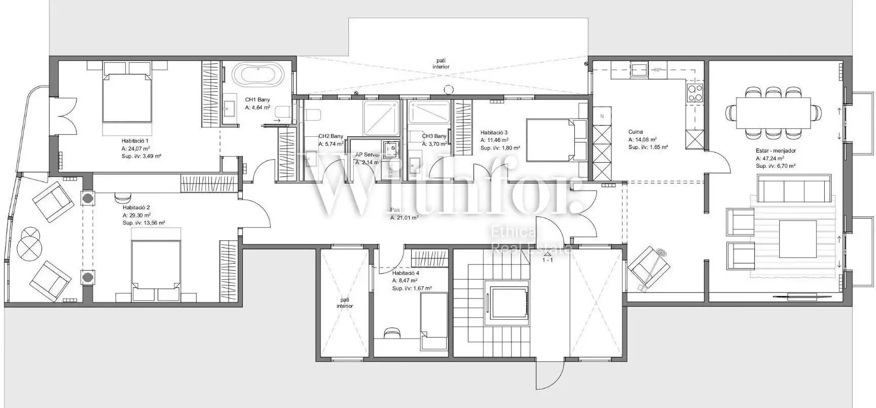Appartement avec terrasse à vendre à Carrer CASP, imagen 13