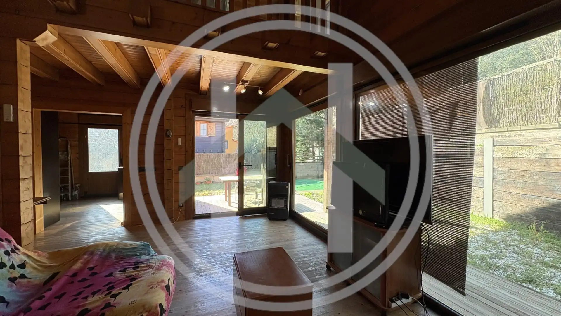 Sala d'estar de Casa o xalet en venda en Gualba amb Terrassa