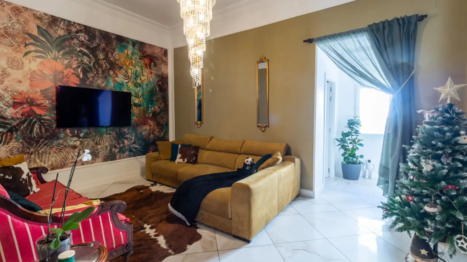 Living room of Flat for sale in Dénia  with Air Conditioner, Heating and Terrace