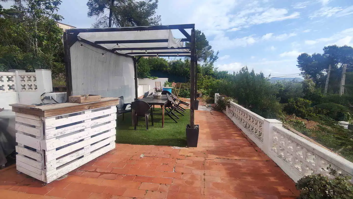 Terraza de Casa o chalet en venta en Vallirana con Calefacción, Jardín privado y Terraza