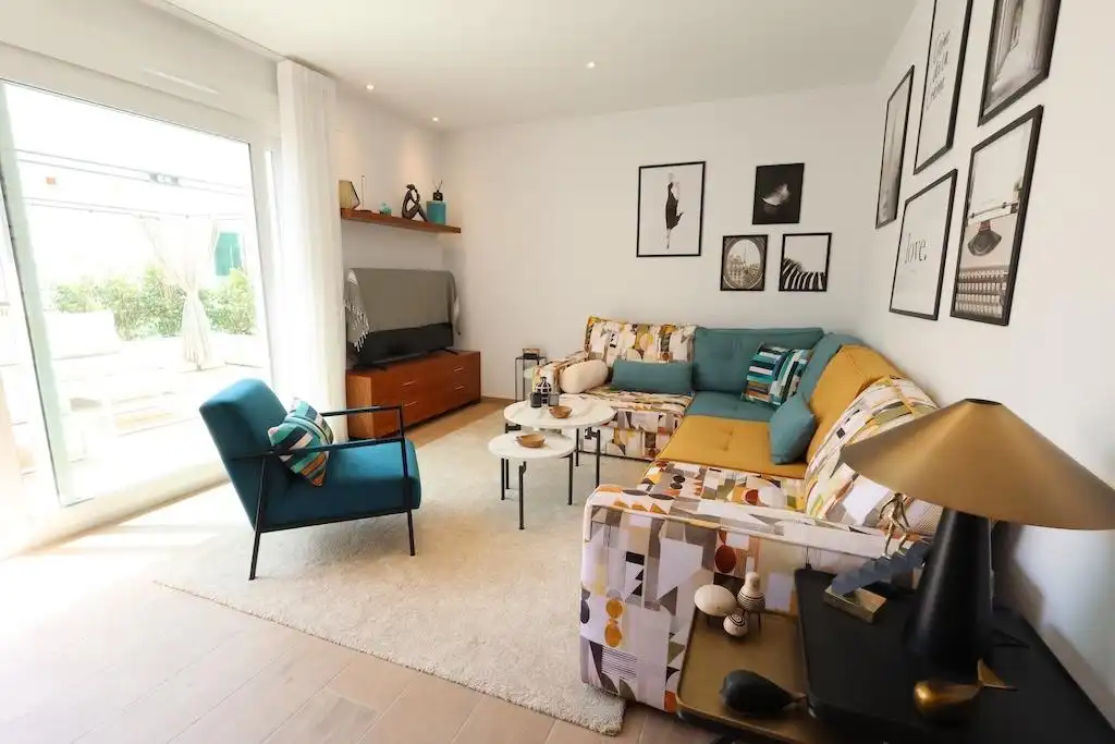 Sala de estar de Ático en venta en Algorfa con Aire acondicionado, Terraza y Piscina