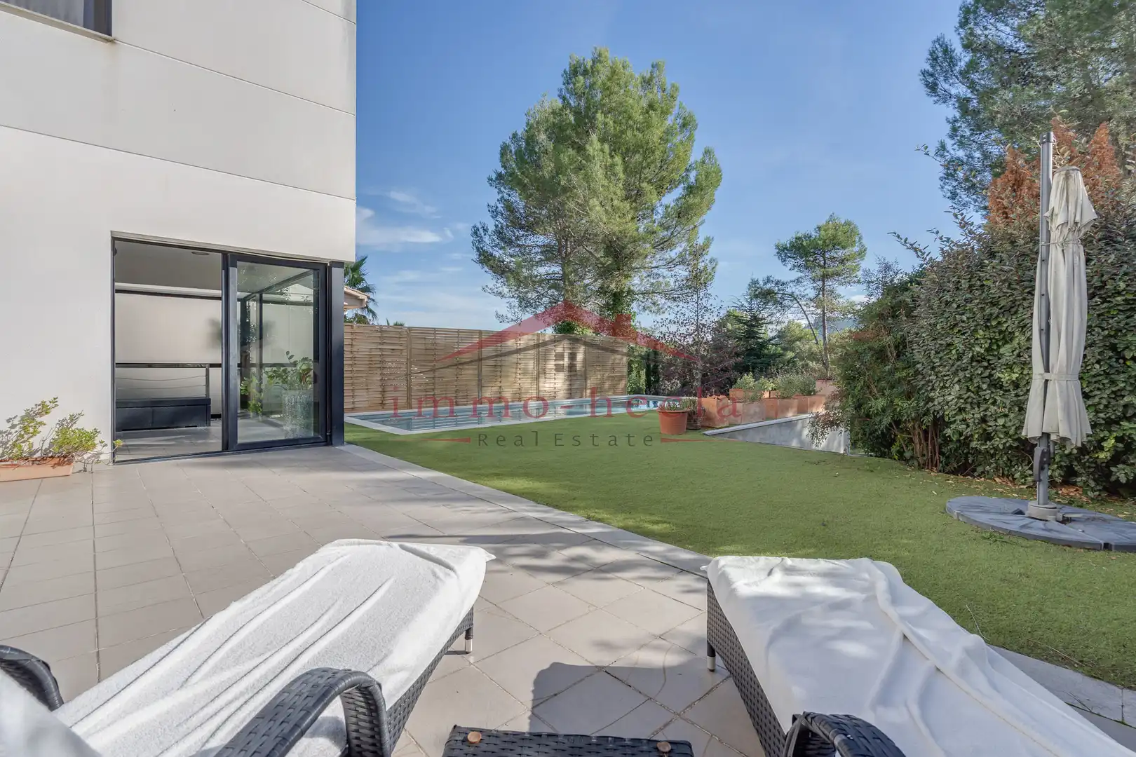 Terraza de Casa o chalet en venta en Santa Margarida de Montbui con Calefacción, Jardín privado y Terraza