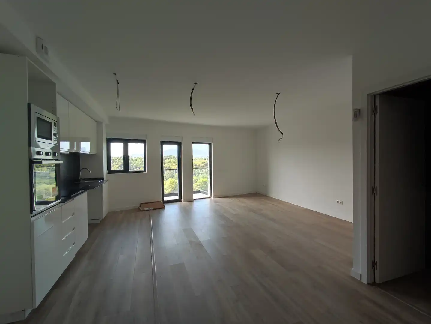 Living room of Flat for sale in Gelida  with Air Conditioner, Heating and Parquet flooring