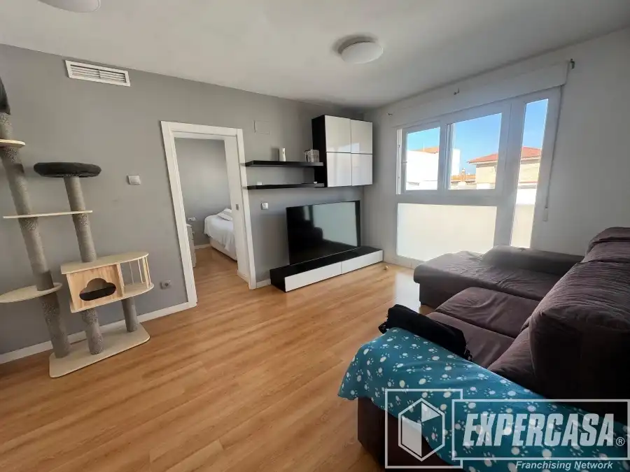 Sala de estar de Piso en venta en Beniparrell con Aire acondicionado, Parquet y Amueblado