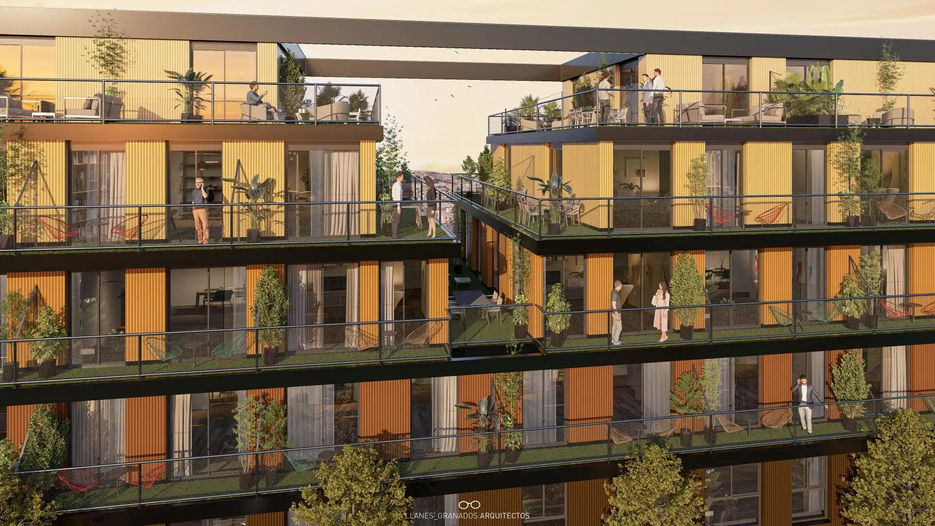 Vista exterior de Pis en venda en Murcia amb Aire condicionat, Jardí privat i Terrassa