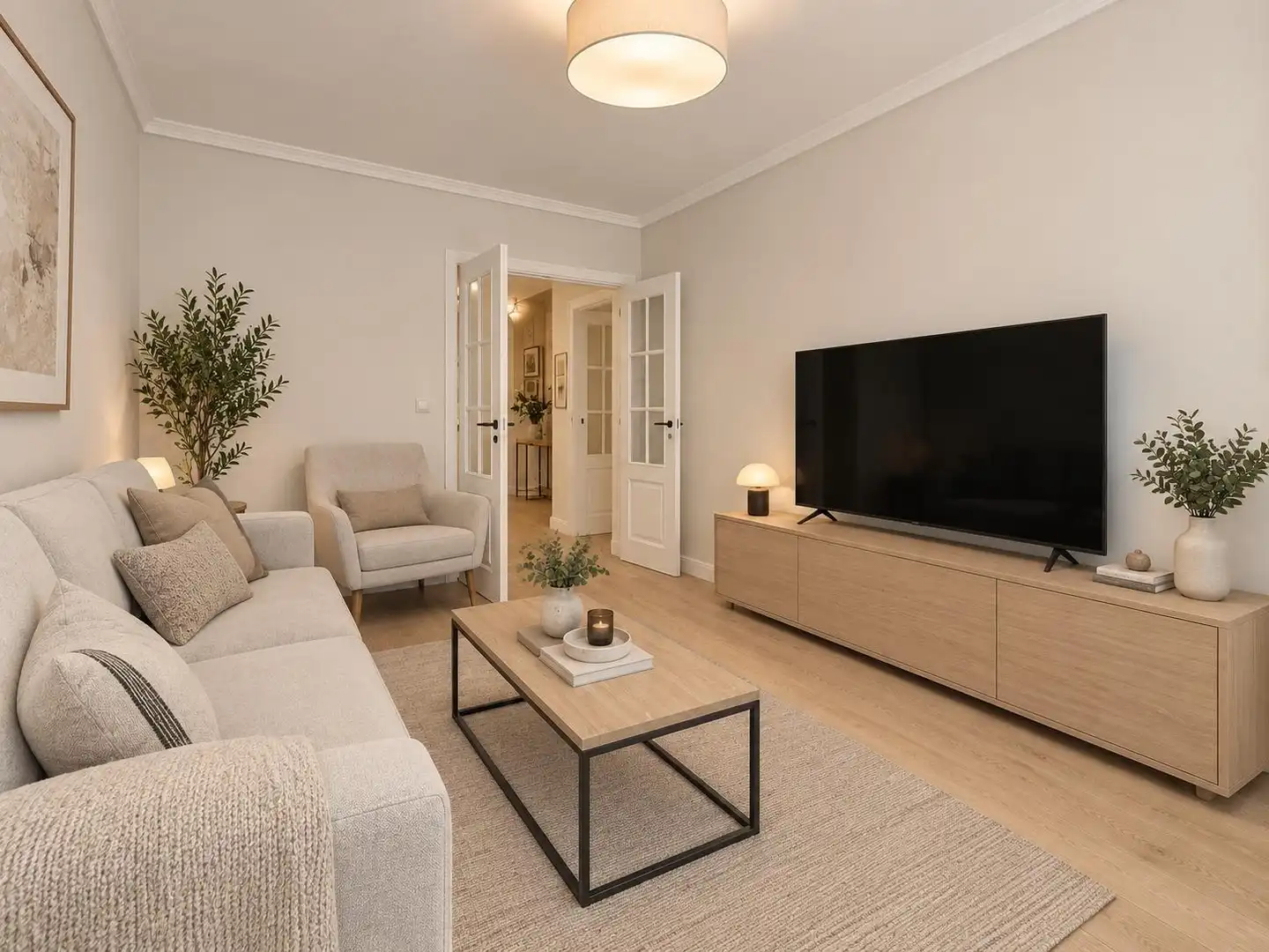 Living room of Flat for sale in Alcobendas  with Air Conditioner, Heating and Terrace