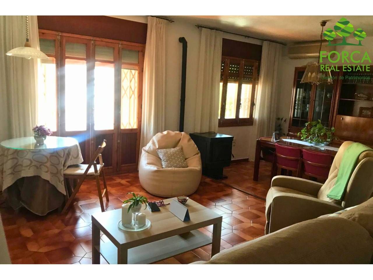 Sala d'estar de Casa o xalet en venda en  Murcia Capital amb Aire condicionat i Terrassa