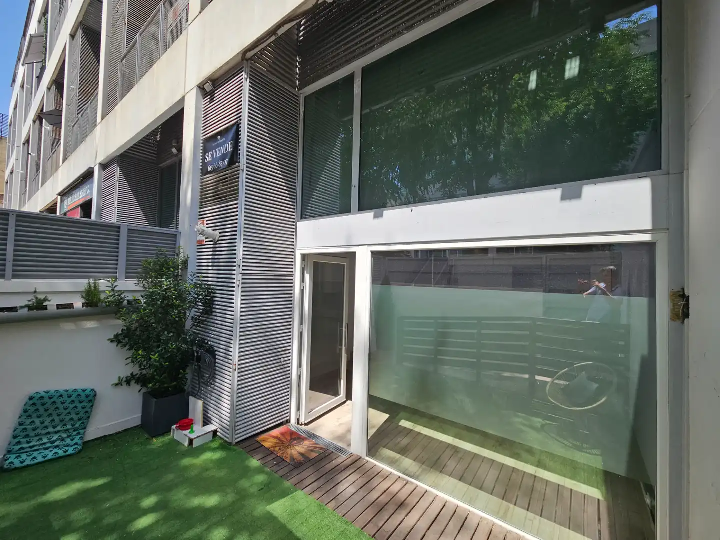 Vista exterior de Loft en venda en Madrid amb Aire condicionat, Calefacció i Jardí privat