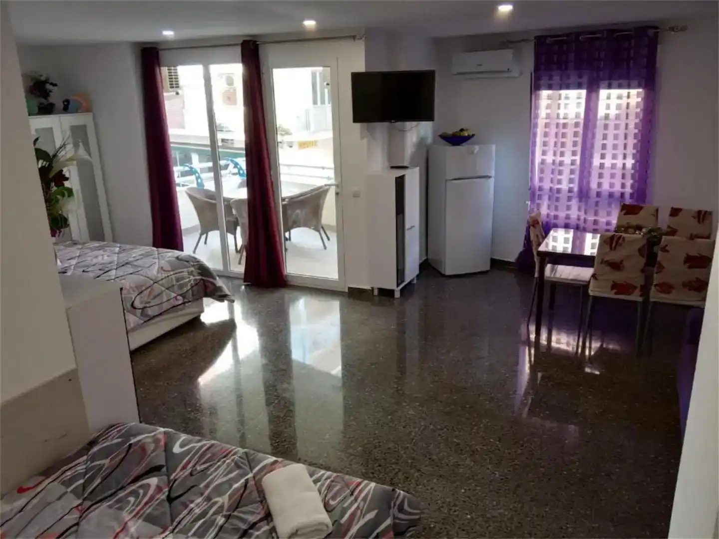 Sala de estar de Piso en venta en Dénia con Aire acondicionado y Balcón
