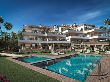 Bajo con piscina en venta en Elviria - Cabopino