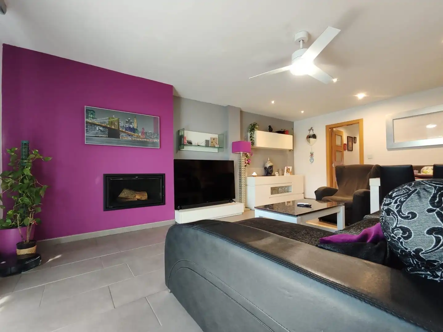 Sala de estar de Piso en venta en Montmeló con Aire acondicionado, Calefacción y Trastero