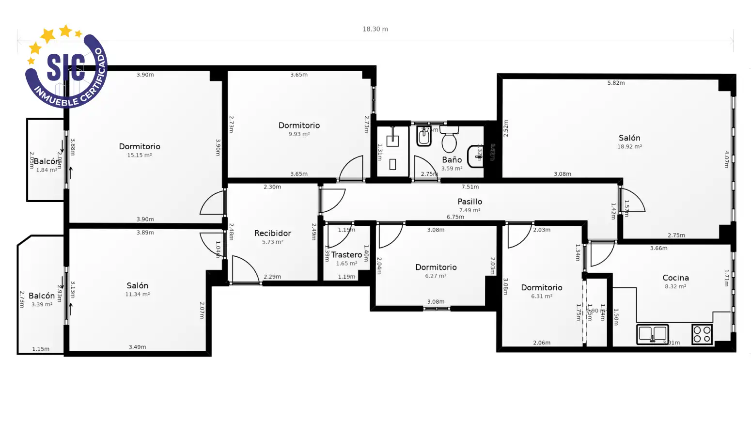 Piso en venta en Valencia con Calefacción, Trastero y Balcón