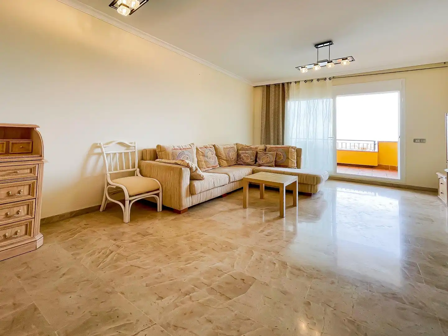 Sala de estar de Apartamento en venta en Santiago del Teide con Jardín privado, Terraza y Trastero