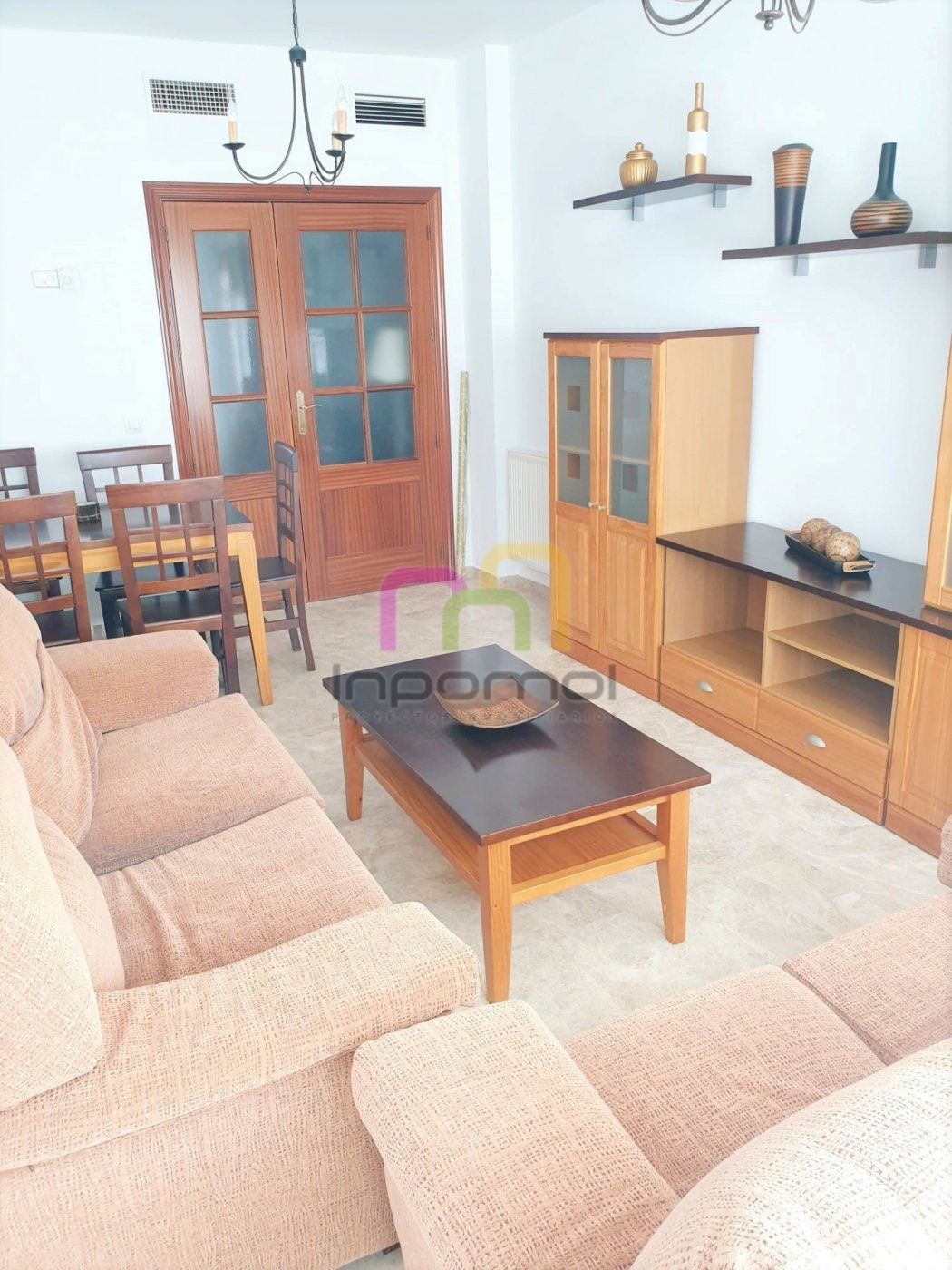 Living room of Apartment to rent in Badajoz Capital  with Air Conditioner, Heating and Private garden