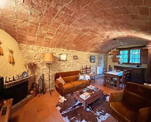 Sala d'estar de Finca rústica en venda en Biure amb Jardí privat, Terrassa i Moblat