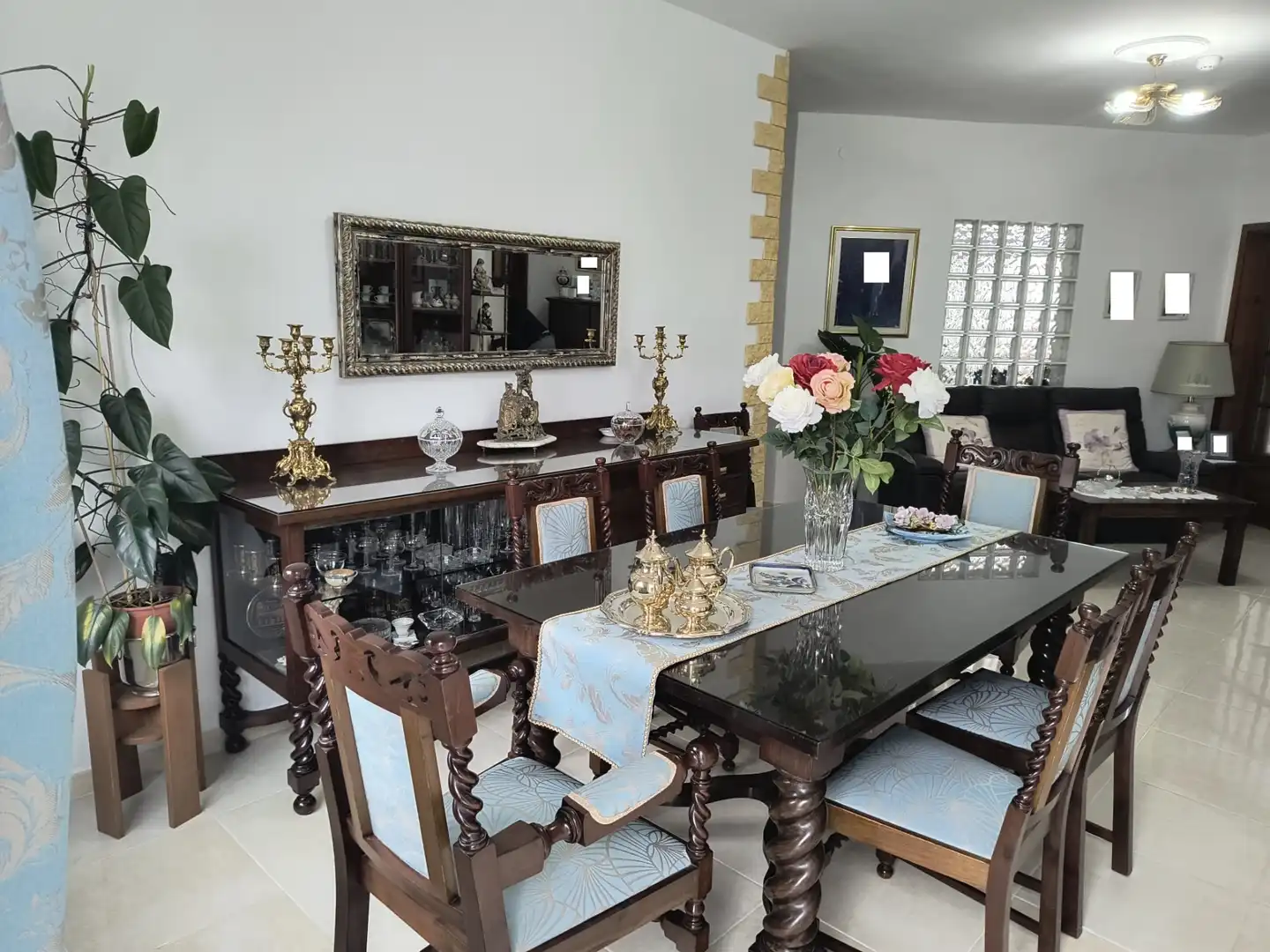 Menjador de Casa o xalet en venda en Buenavista del Norte amb Jardí privat, Terrassa i Forn