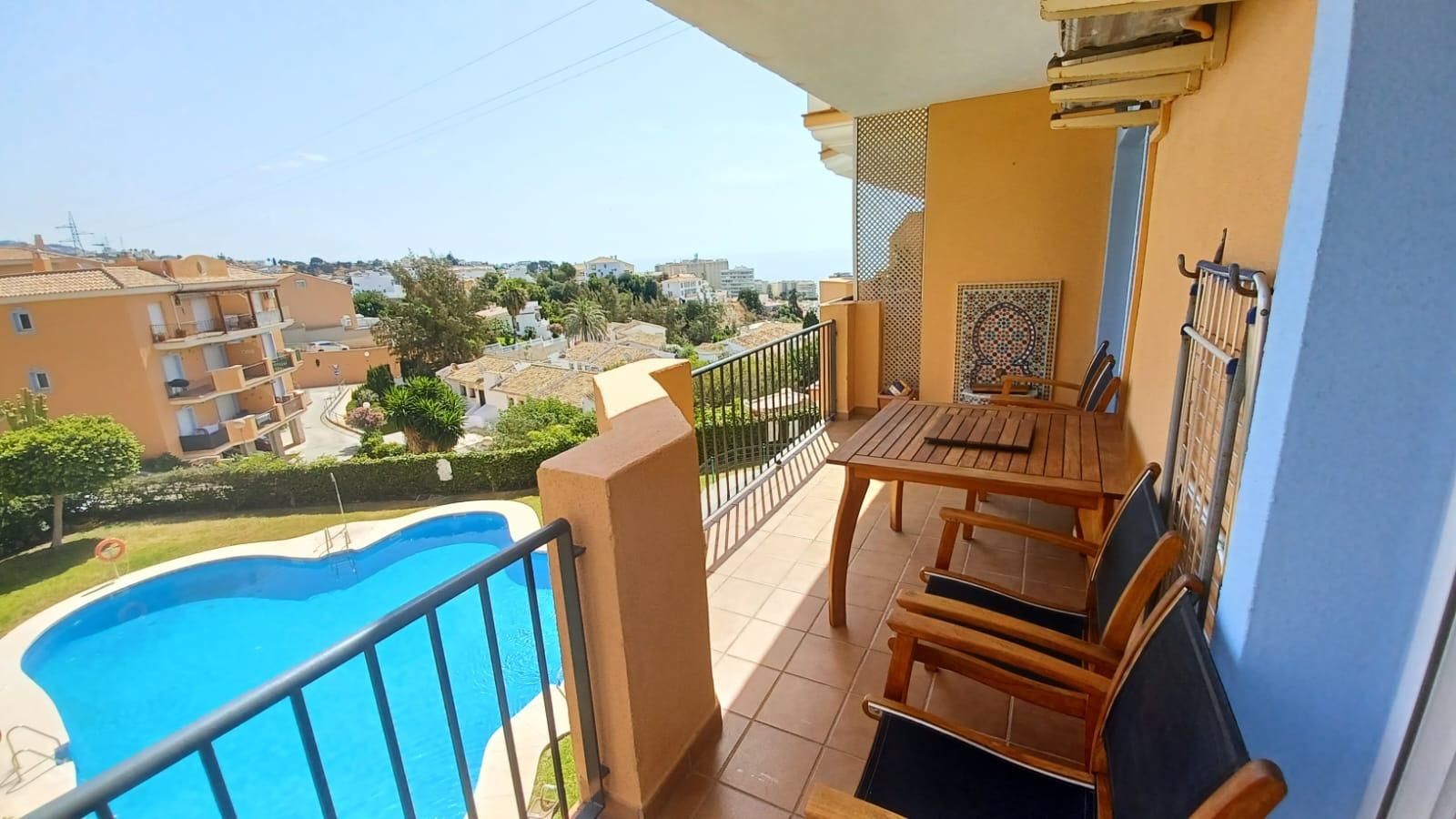 Terrace of Flat to rent in Fuengirola  with Heating and Community pool