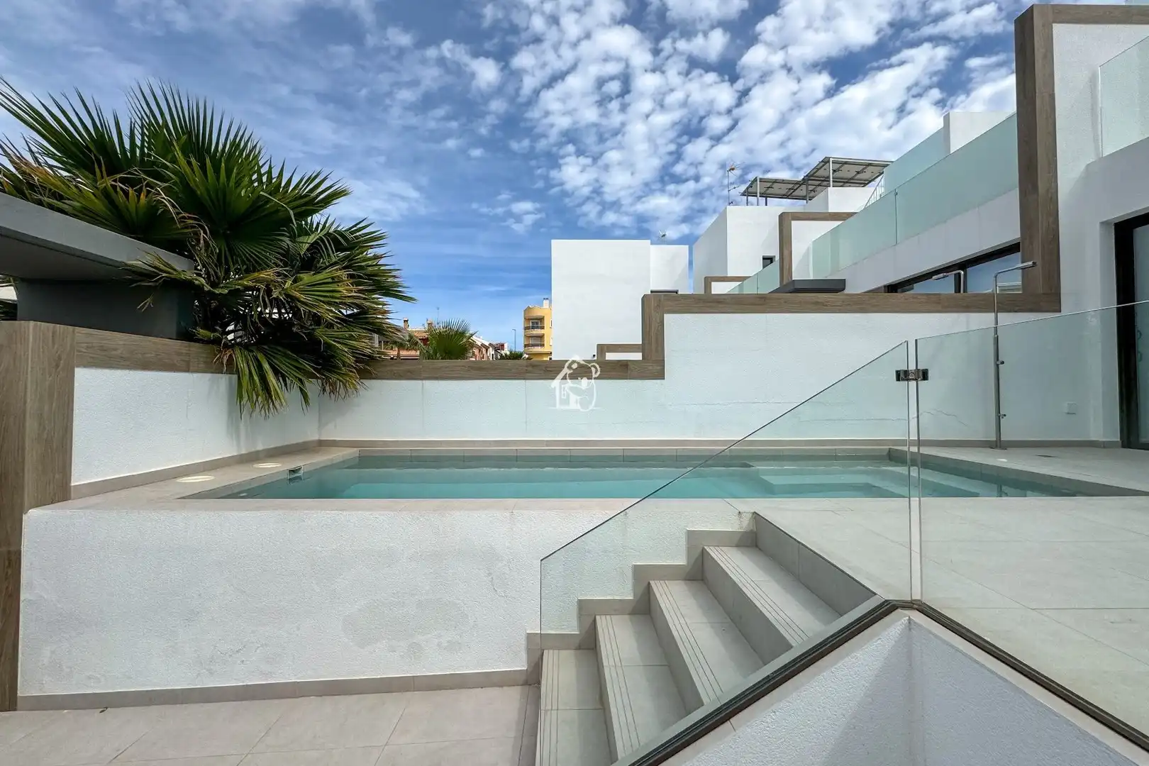 Swimming pool of Houses for rent in Benijófar  with Air Conditioner, Private garden and Terrace