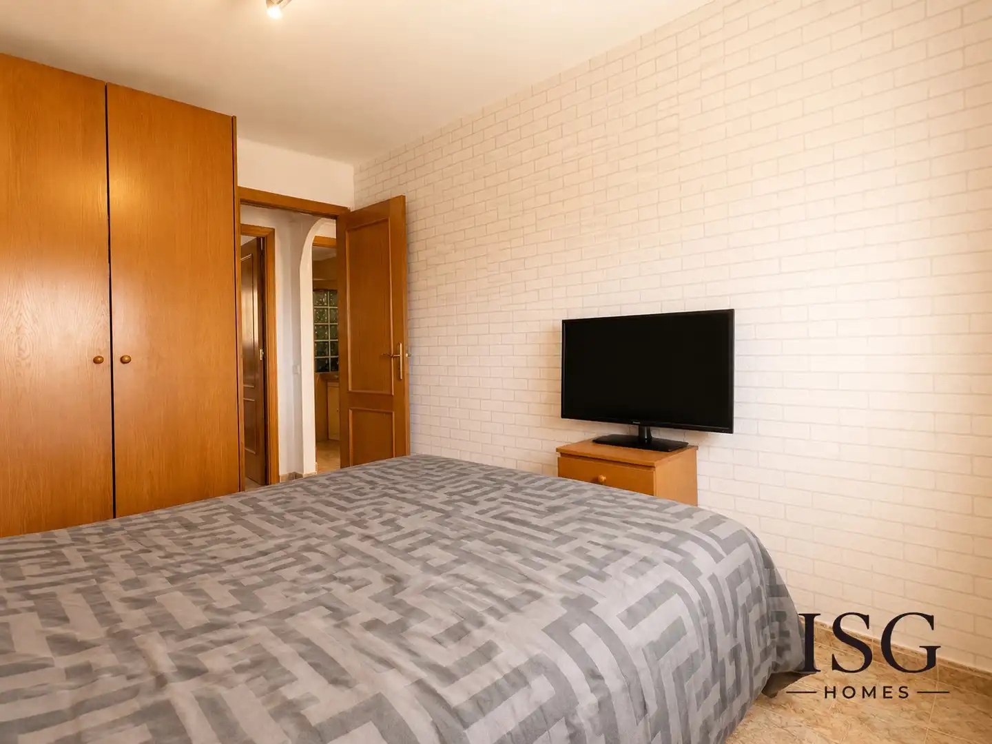 Schlafzimmer von Wohnung zum Verkauf in Tarragona mit Möbliert, Waschmaschine und Mikrowelle