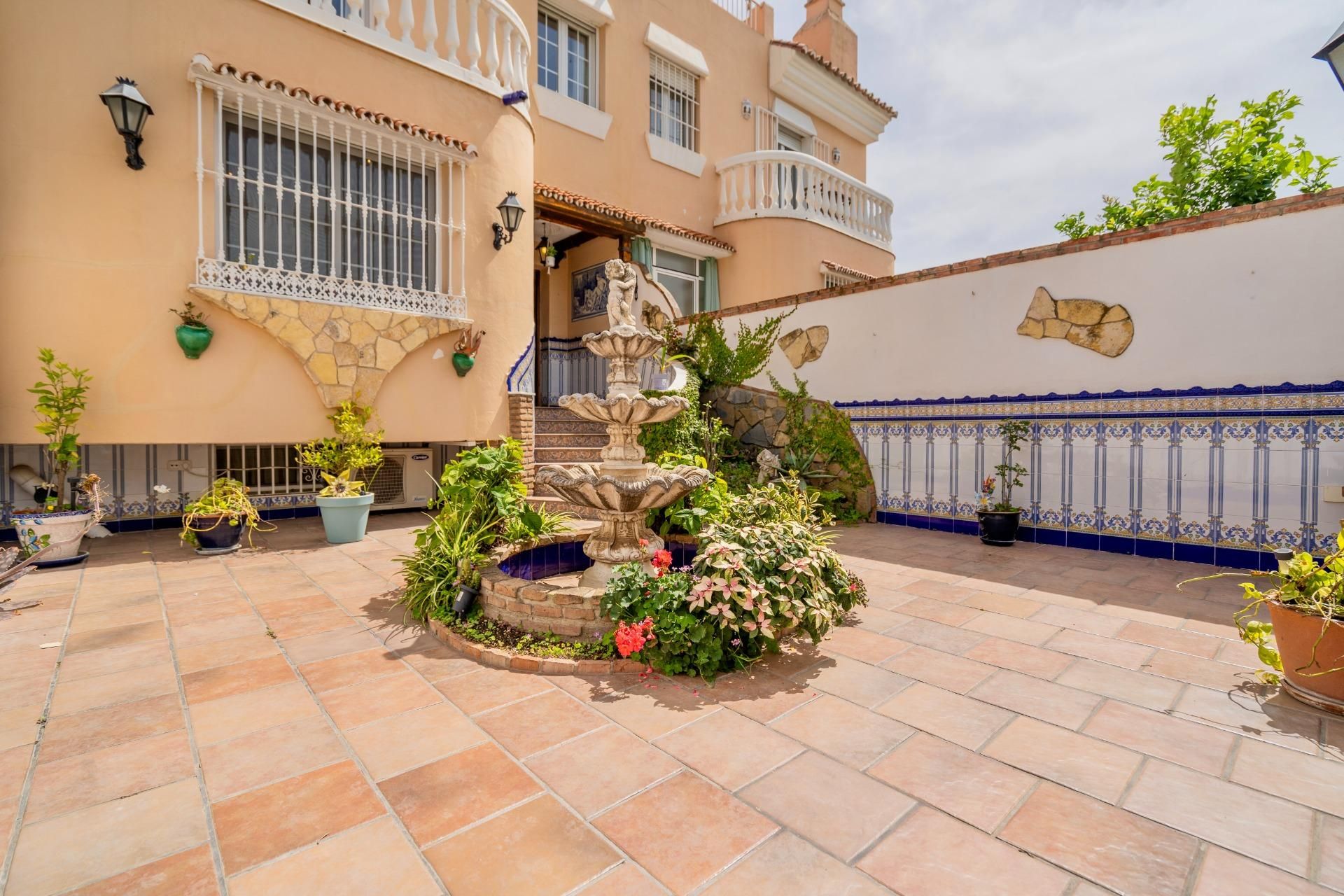 Jardí de Casa adosada en venda en Málaga Capital amb Aire condicionat, Calefacció i Terrassa