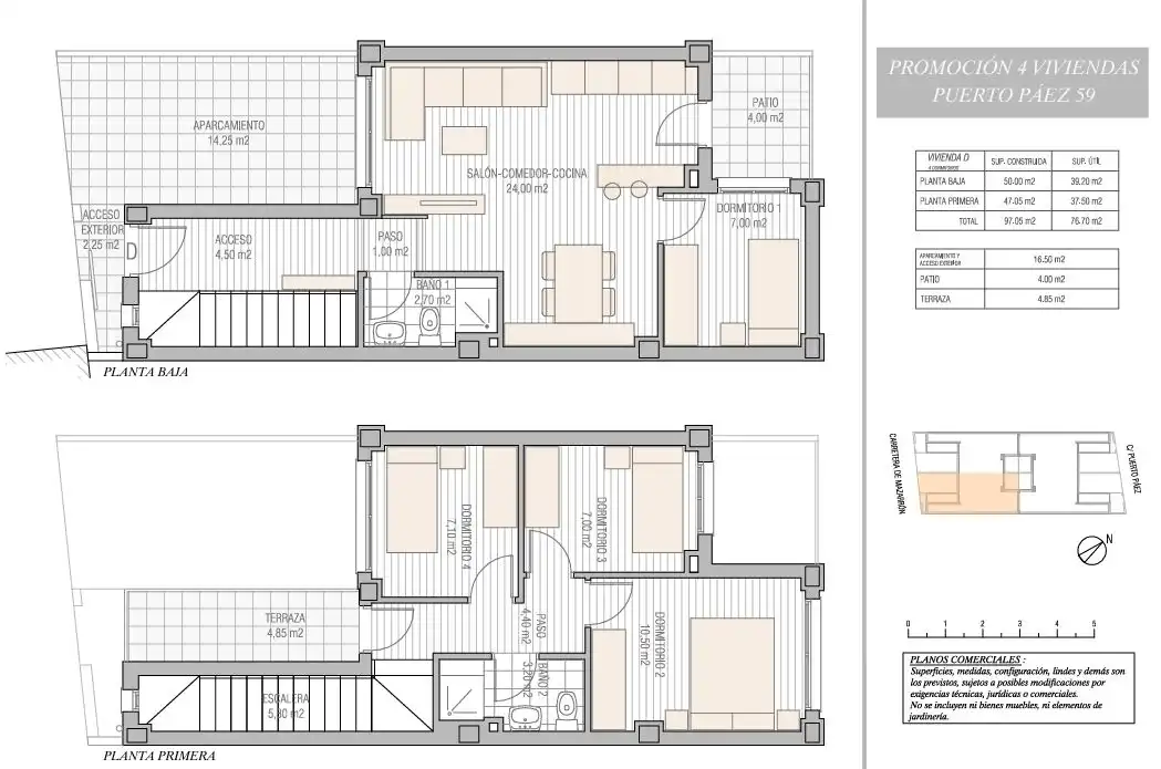 Casa adosada en venta en Cartagena con Terraza