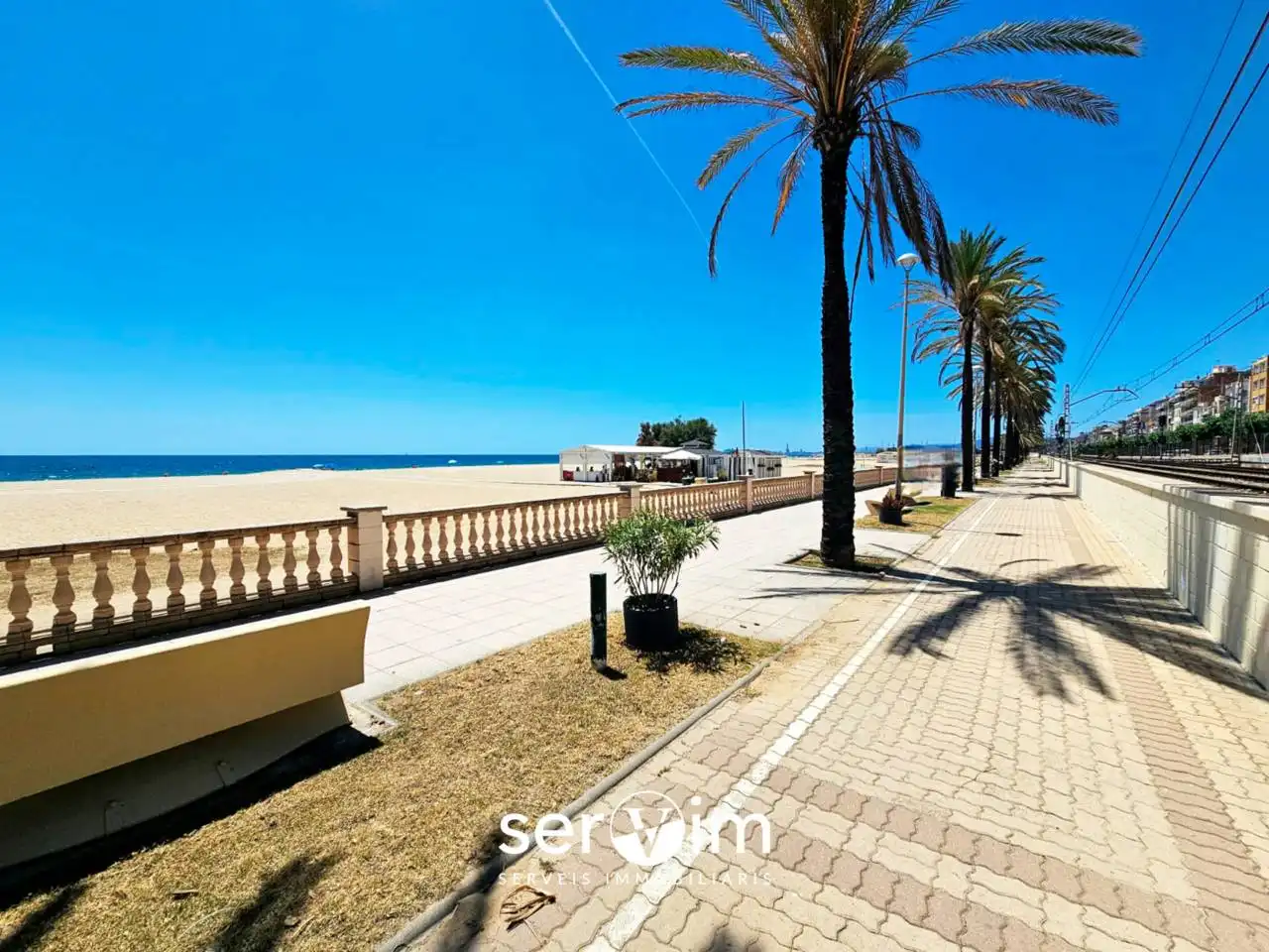 Vista exterior de Piso en venta en El Masnou con Aire acondicionado, Calefacción y Parquet