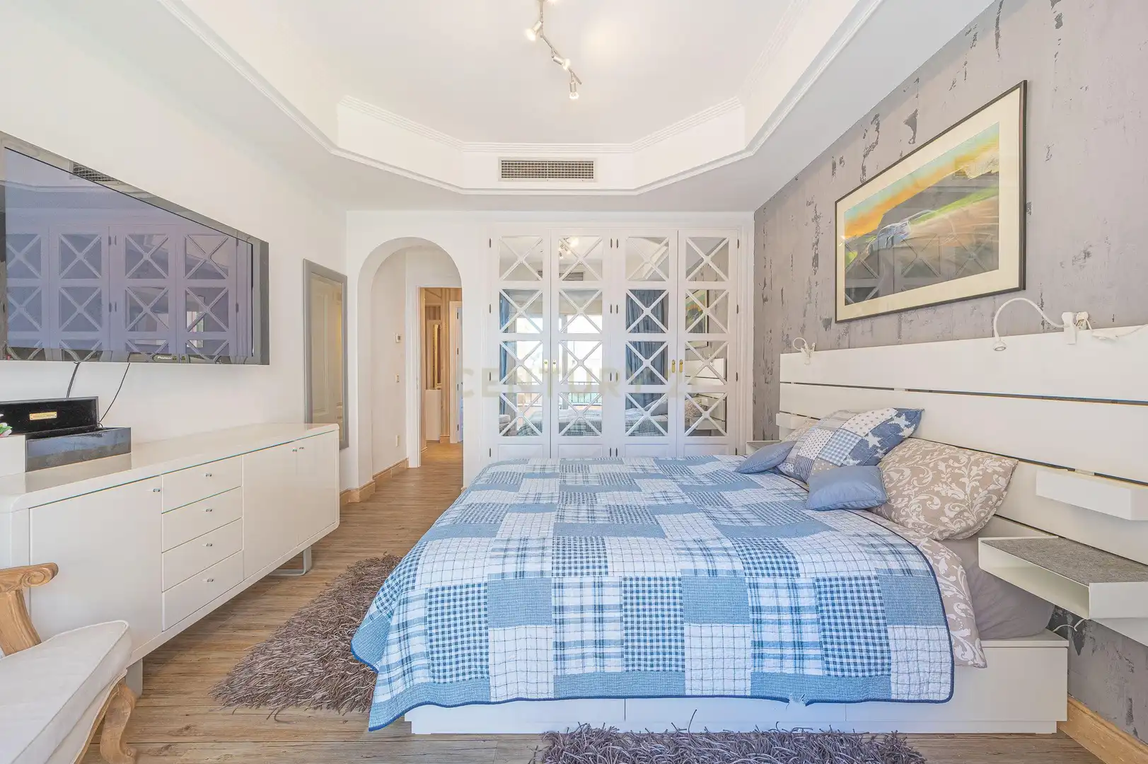 Bedroom of Apartments for rent in Marbella  with Air Conditioner, Private garden and Furnished