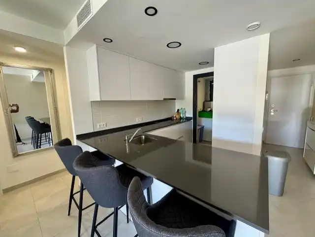 Kitchen of Flat for sale in Sant Llorenç des Cardassar  with Air Conditioner, Terrace and Furnished
